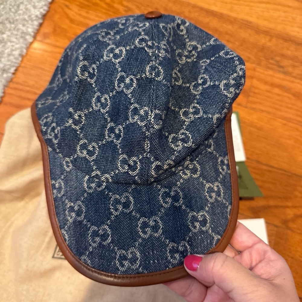 gucci denim baseball hat - Picture 2 of 9
